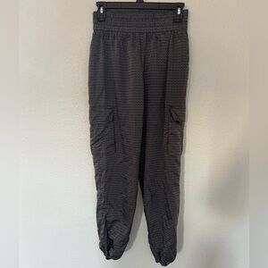 Forever 21 High Waisted Black Gray Cargo Pants Size X Small